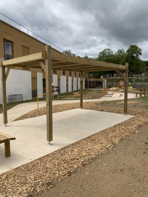 pergola jardin thérapeutique